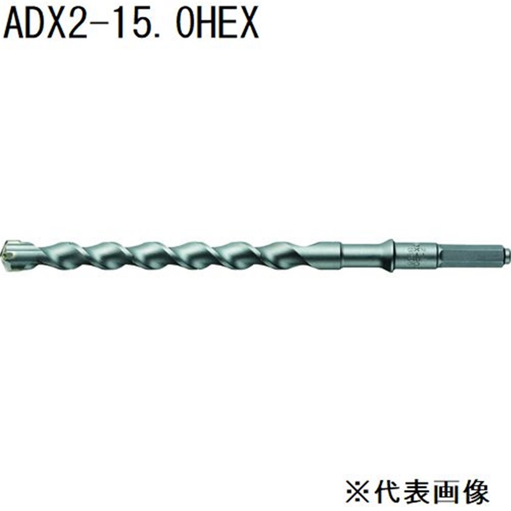 サンコーテクノ(SANKO TECHNO) アンカードリルADX2-HEX 全長280 [先端工具 パーツ 穴あけ コンクリート ブロック モルタル] ADX2-15.0HEX 